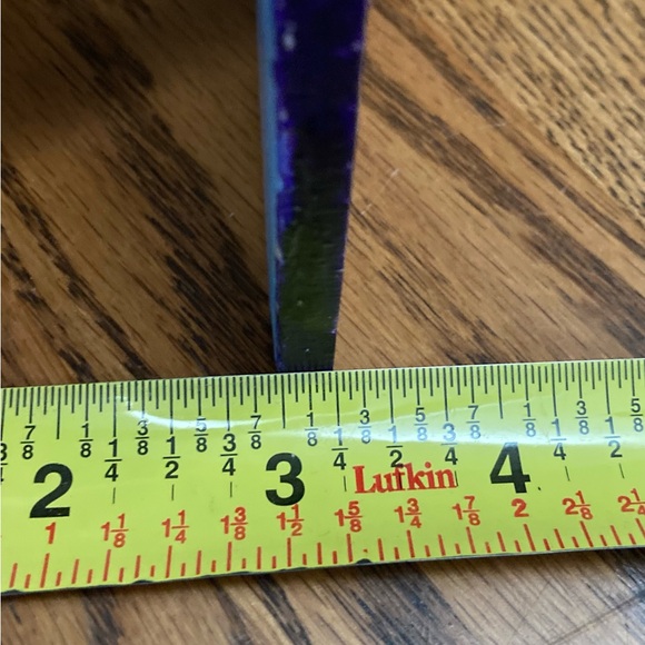 ✨🎄CHRISTMAS🎄✨TILE 4x4 handmade/decorated cork backSTITCHwearingSANTAhat🌟NEW🌟 - Picture 4 of 4